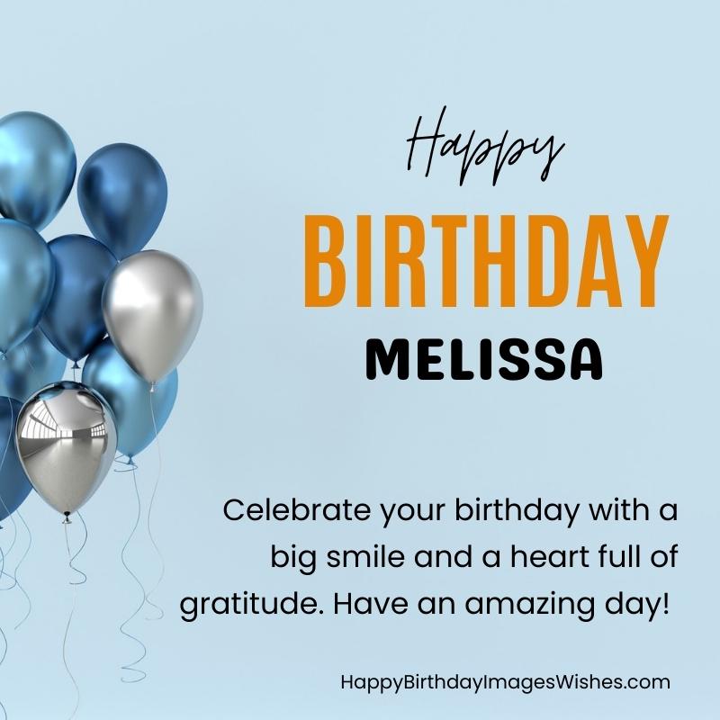 Happy Birthday Melissa Images & Wishes 2023