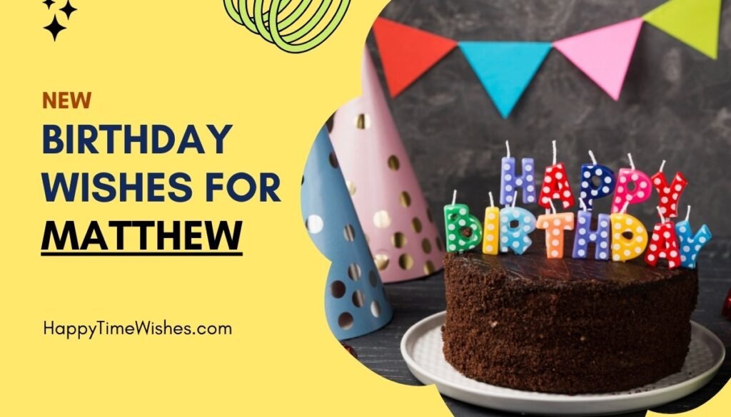 Happy Birthday Matthew Images & Wishes