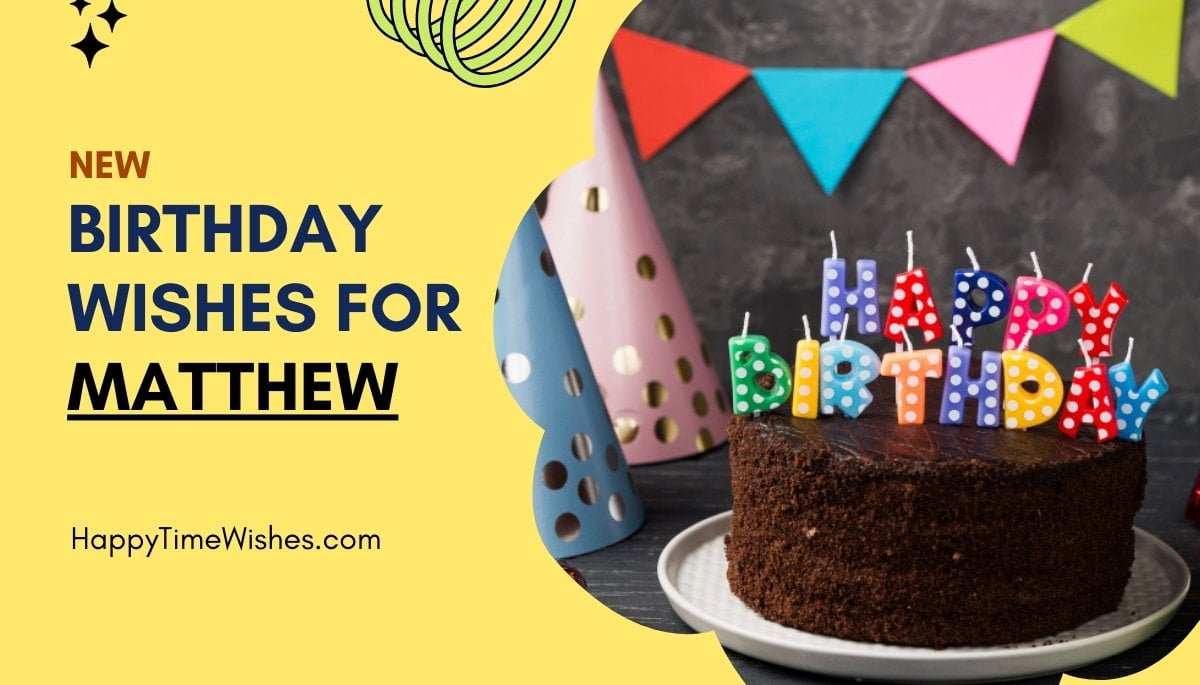 Happy Birthday Matthew Images & Wishes 2025