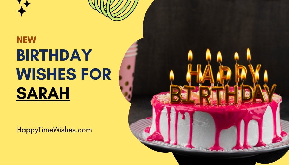 Happy Birthday Sarah Images & Wishes 2025