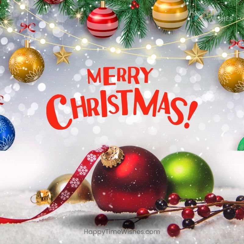 25+ Beautiful Merry Christmas Images & Wishes [Updated]