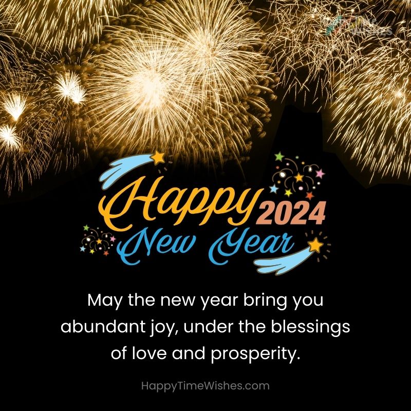 New Years Eve Fireworks Gold Golden Background Blessings New Year 