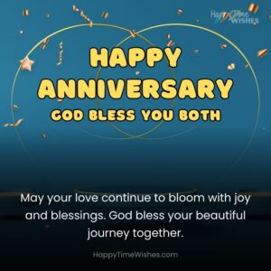 25+ Happy Anniversary God Bless You Both Images & Wishes [Free 2024]