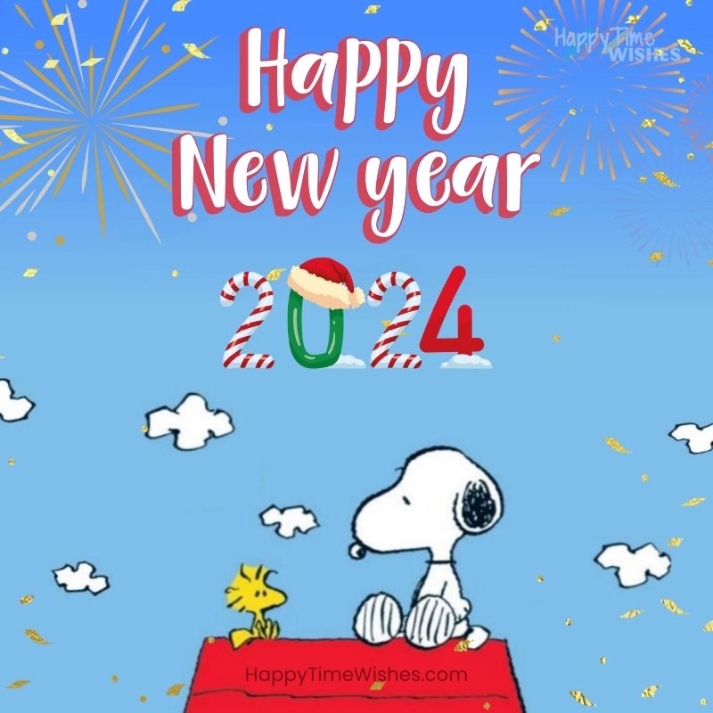 Snoopy Happy New Year 2025