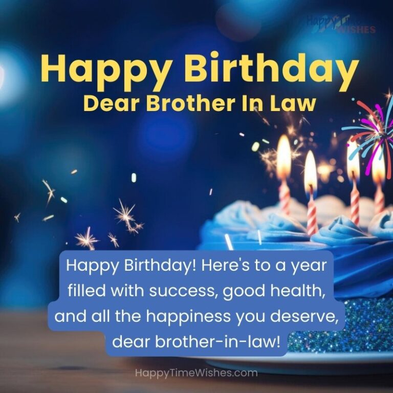 28+ Free Happy Birthday Brother in Law Images & Wishes [2025]
