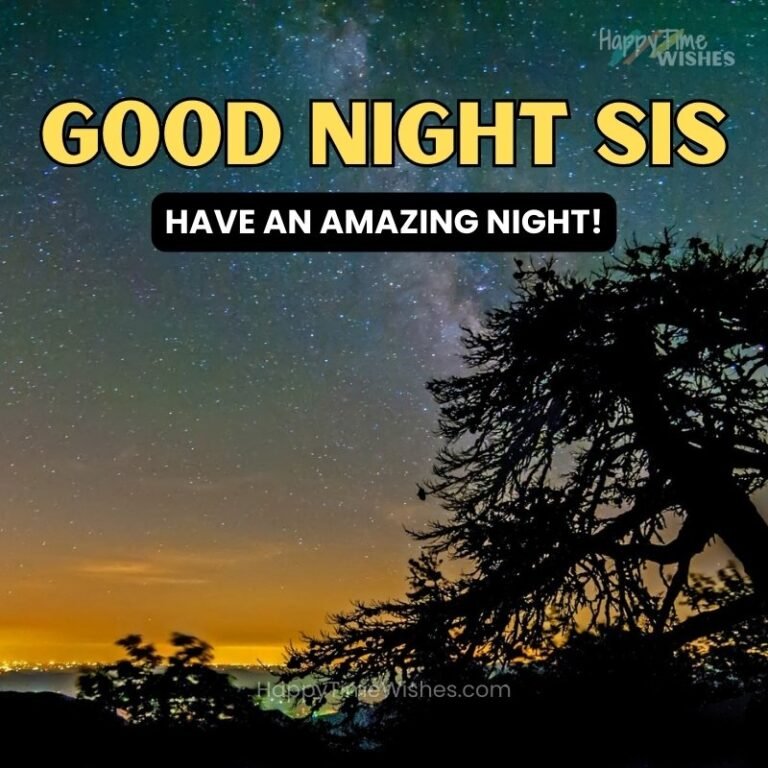 38+ Good Night Sister Images & Quotes