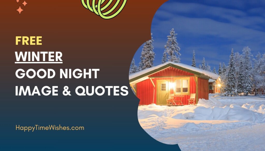 Winter Good Night Image & Quotes