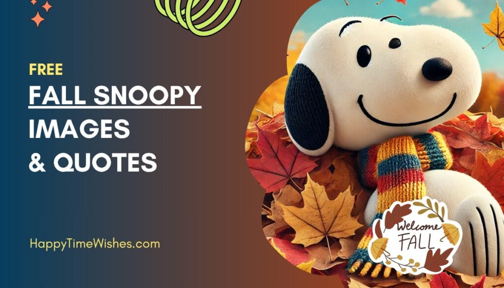 Fall Snoopy Images & Quotes