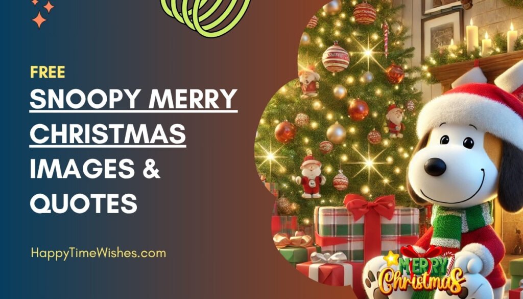 Snoopy Merry Christmas Images & Quotes