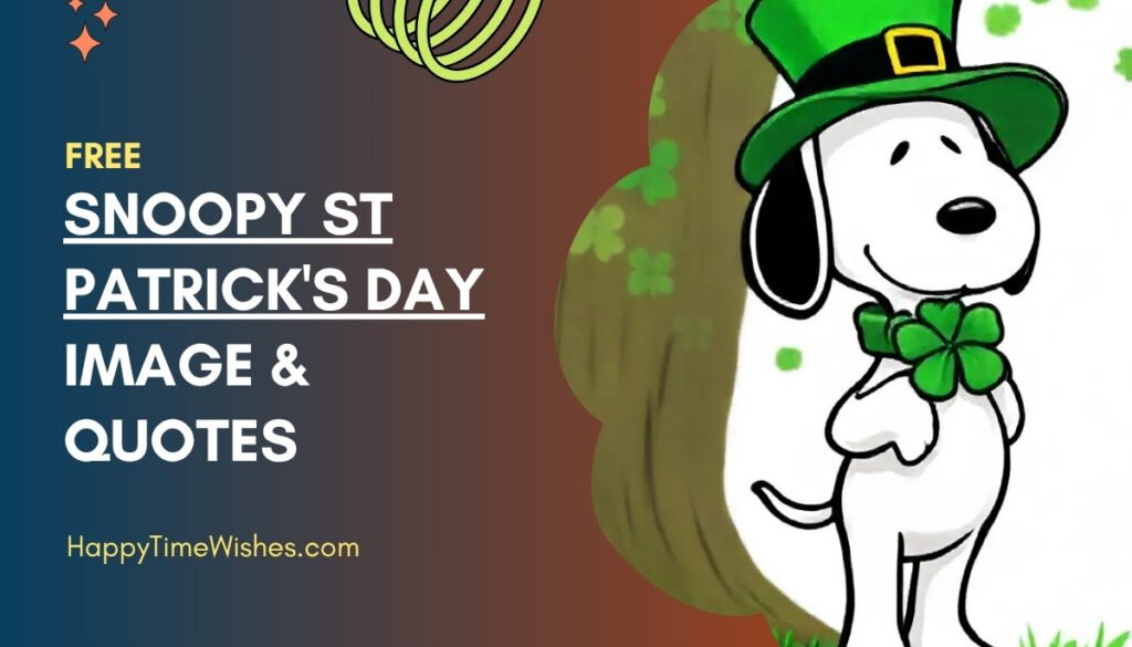 Snoopy St Patrick's Day Images & Quotes