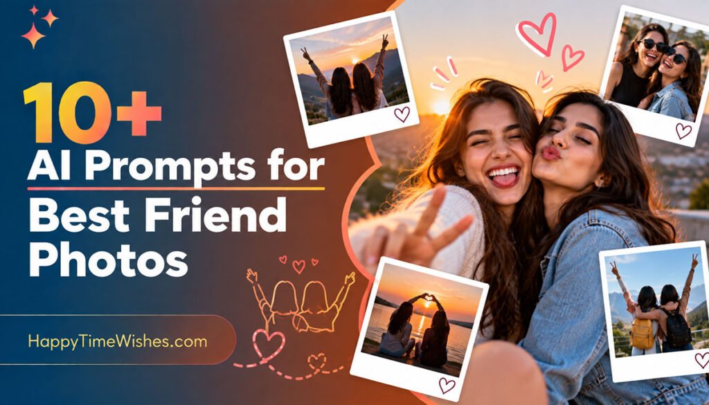 10+ AI Prompts for Best Friend Photos