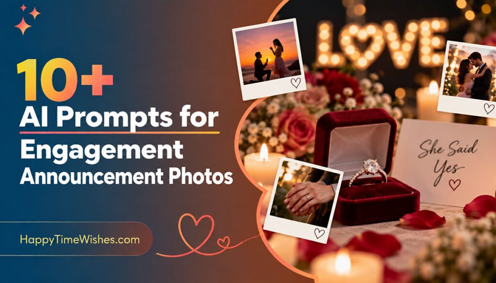 10+ AI Prompts for Engagement Announcement Photos