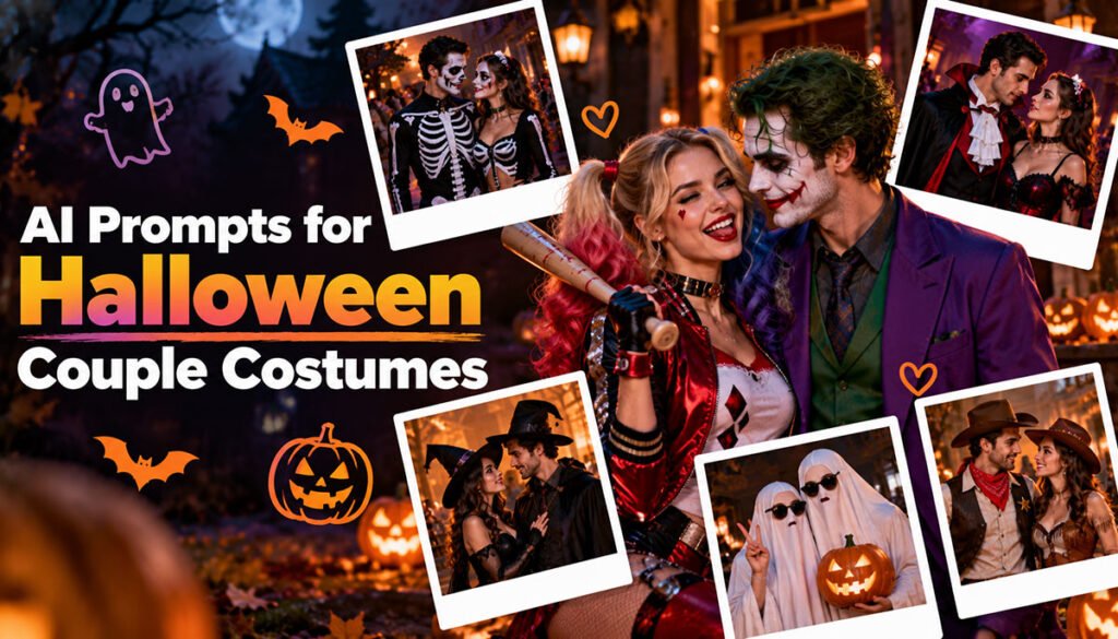 10 AI Prompts for Halloween Couple Costumes