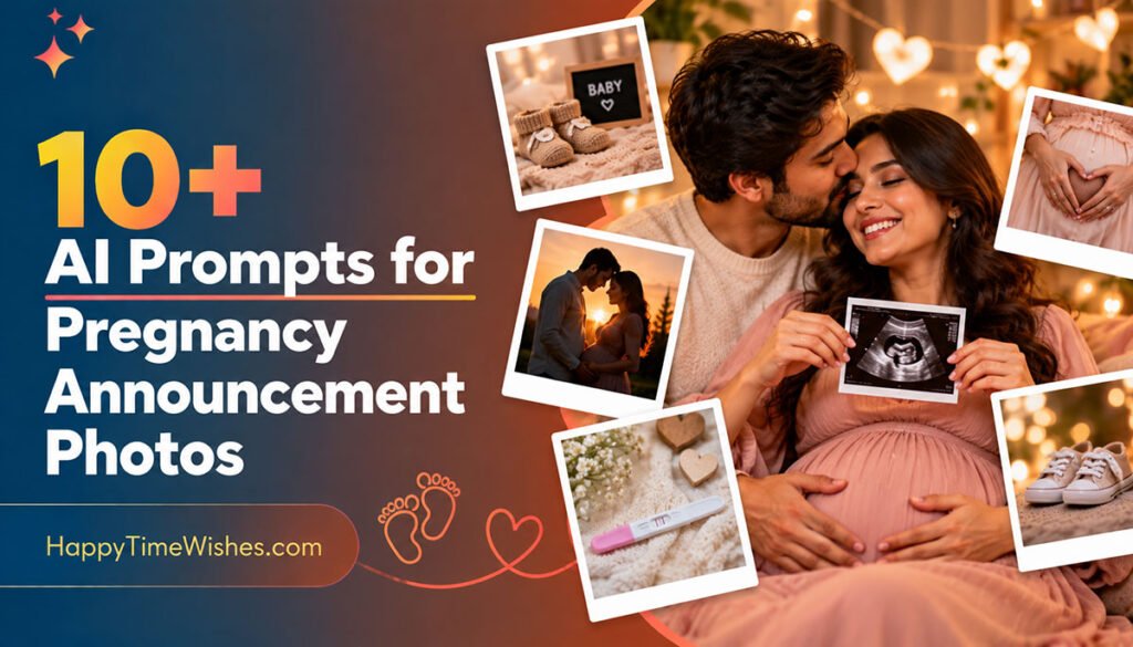 10+ AI Prompts for Pregnancy Announcement Photos
