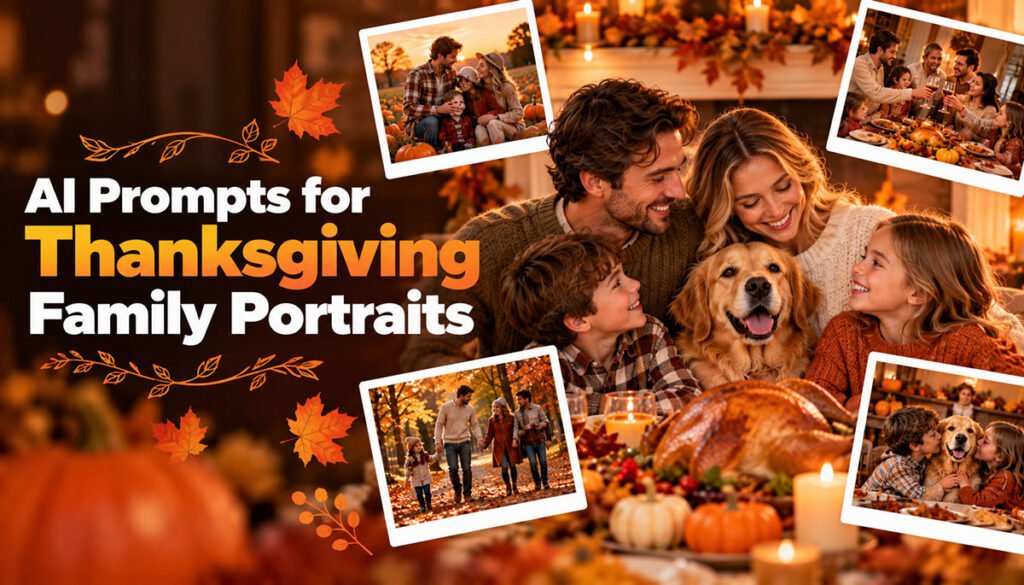 10 AI Prompts for Thanksgiving Family Portraits
