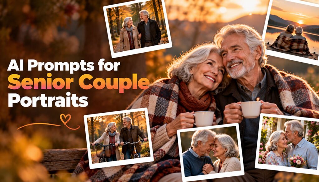 10 AI Prompts for Senior Couple Portraits