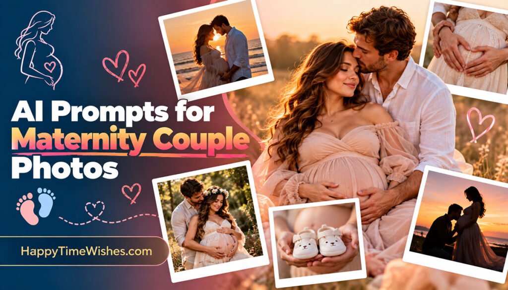 10+ AI Prompts for Maternity Couple Photos