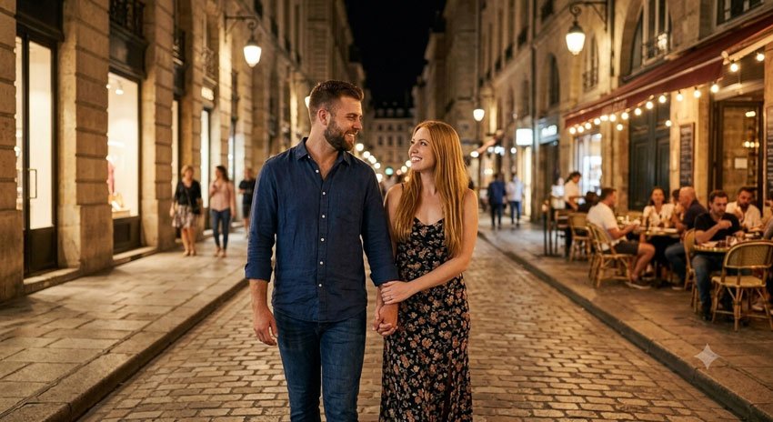 10 AI Prompts for Travel Couple Photos