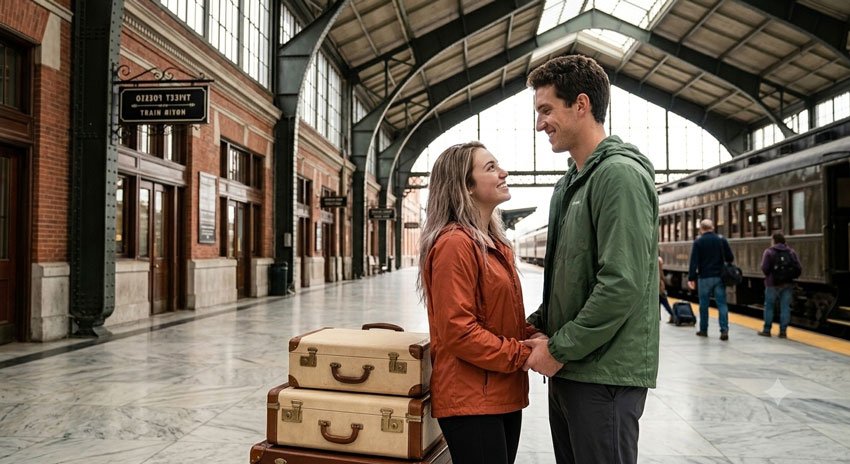 10 AI Prompts for Travel Couple Photos