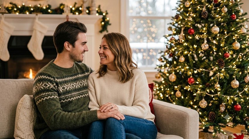 10 AI Prompts for Christmas Couple Portraits