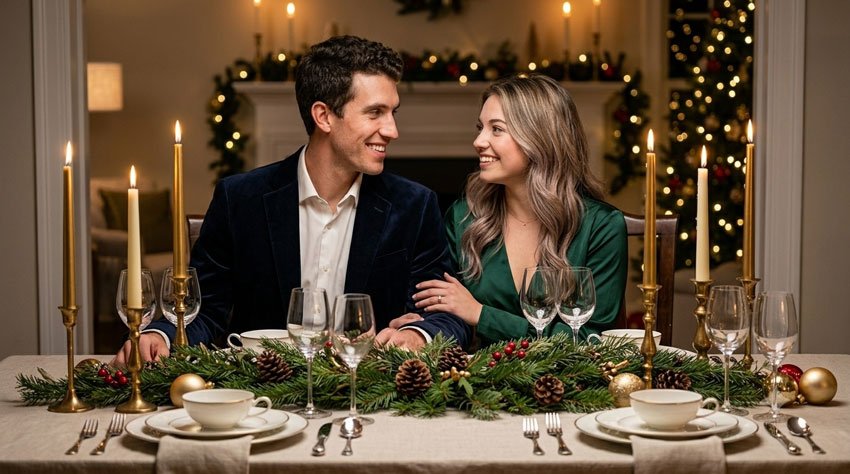 10 AI Prompts for Christmas Couple Portraits