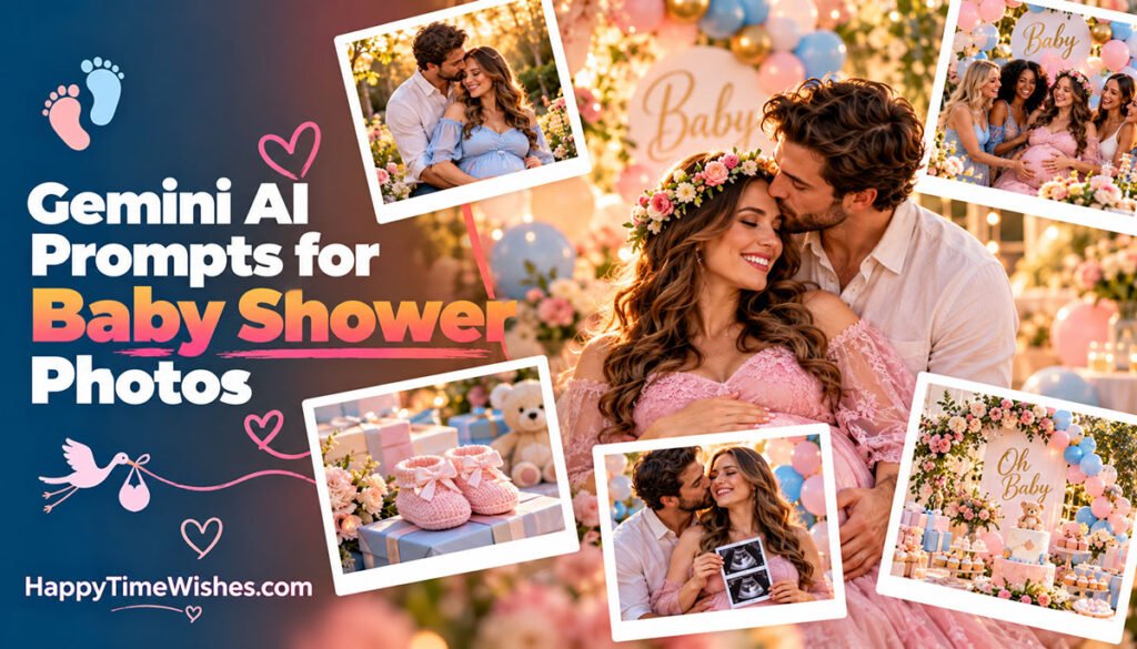 Gemini AI Prompts for Baby Shower Photos: 10 Cute Ideas to Try