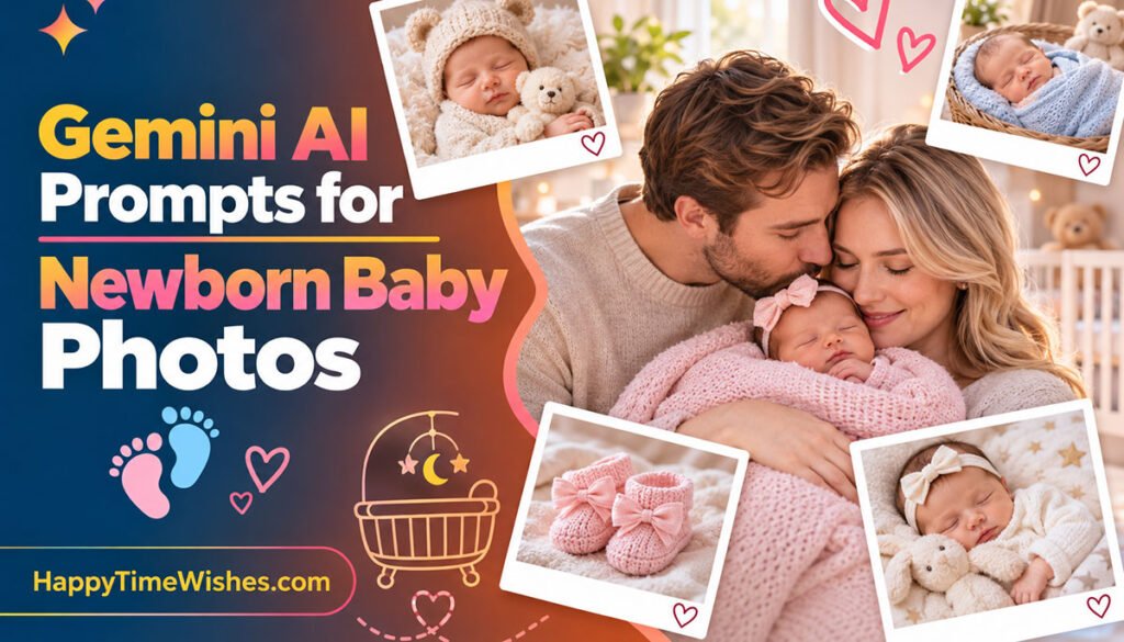 10+ Gemini AI Prompts for Newborn Baby Photos
