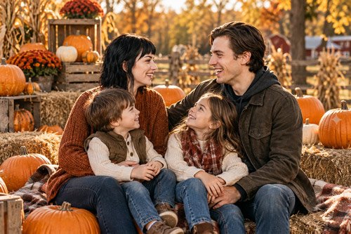 10+ AI Prompts for Beautiful Fall Family Photos 3 10+ AI Prompts for Beautiful Fall Family Photos