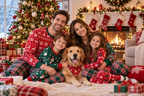 10+ AI Prompts for Family Christmas Card Photos