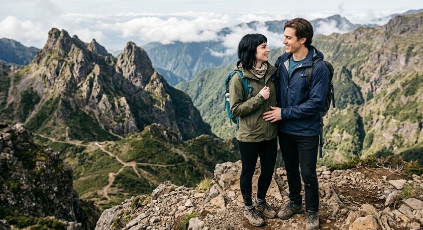 10 AI Prompts for Travel Couple Photos