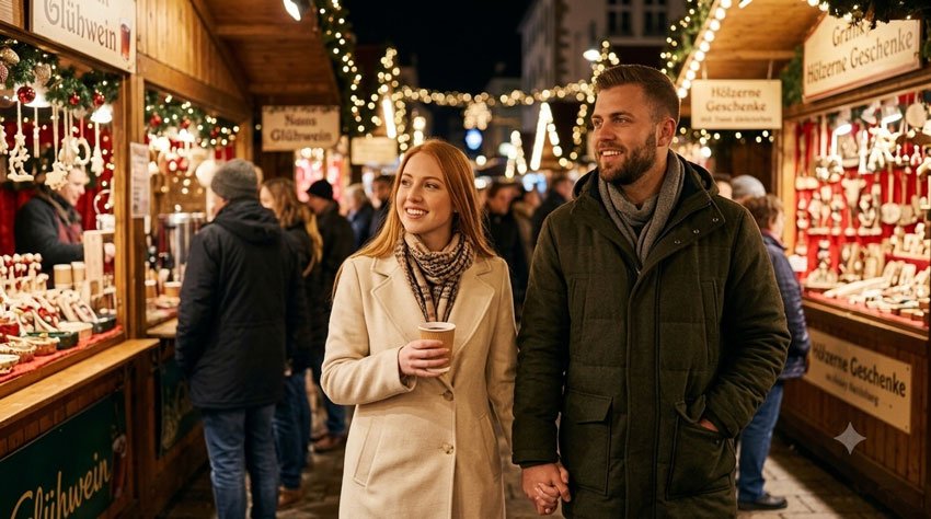 10 AI Prompts for Christmas Couple Portraits