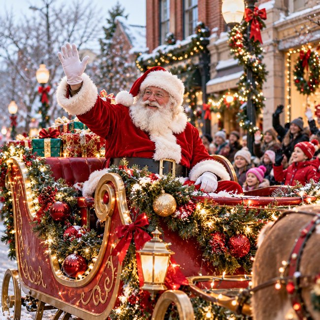 Classic Santa Claus Parade Photo